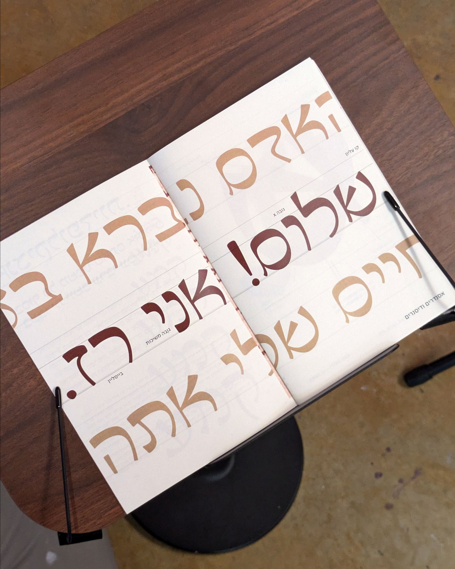 ספר הספסימן - היררכיית גדלים